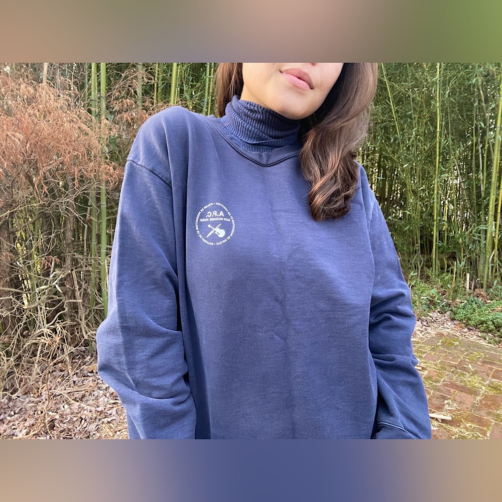 A.P.C. Item sweatshirt in dark navy blue